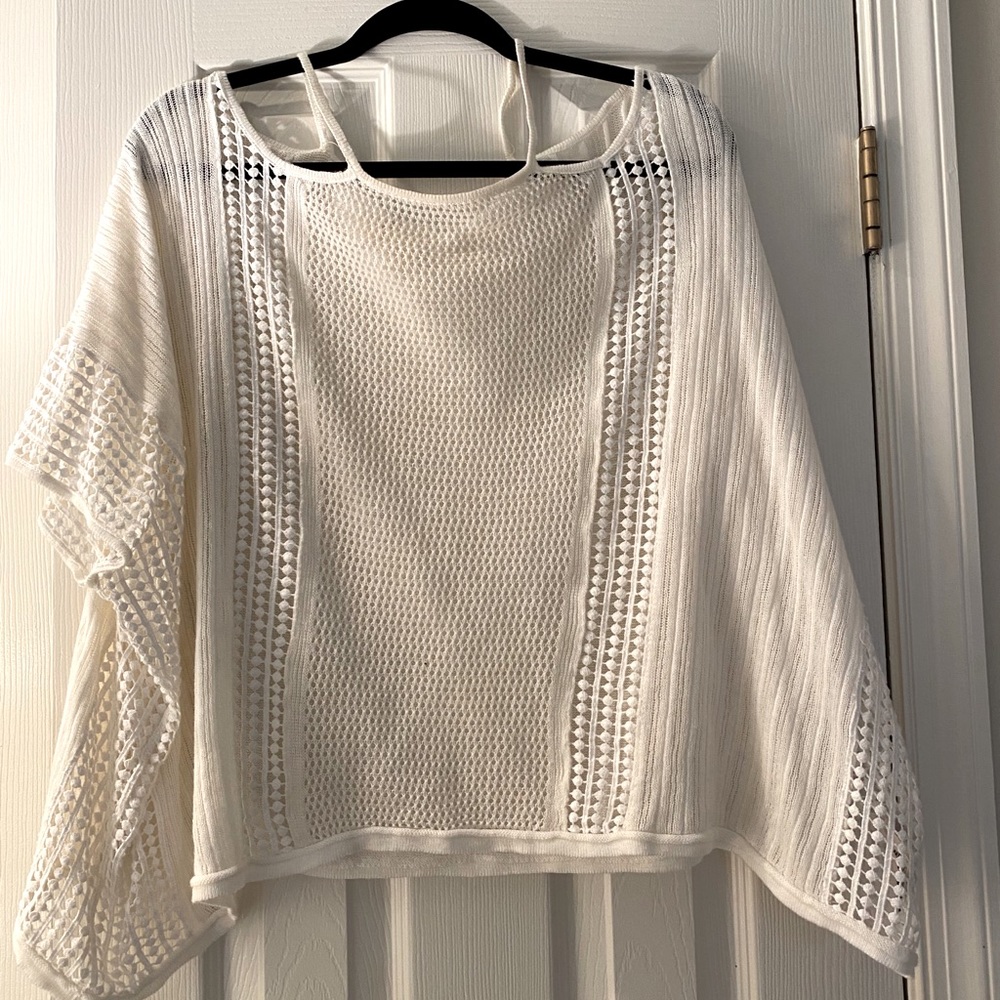 Free People Echo Poncho sweater